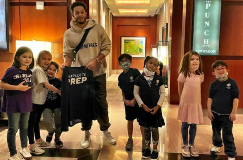 1st Graders Meet NBA Star & Prep Alumnus Seth Curry