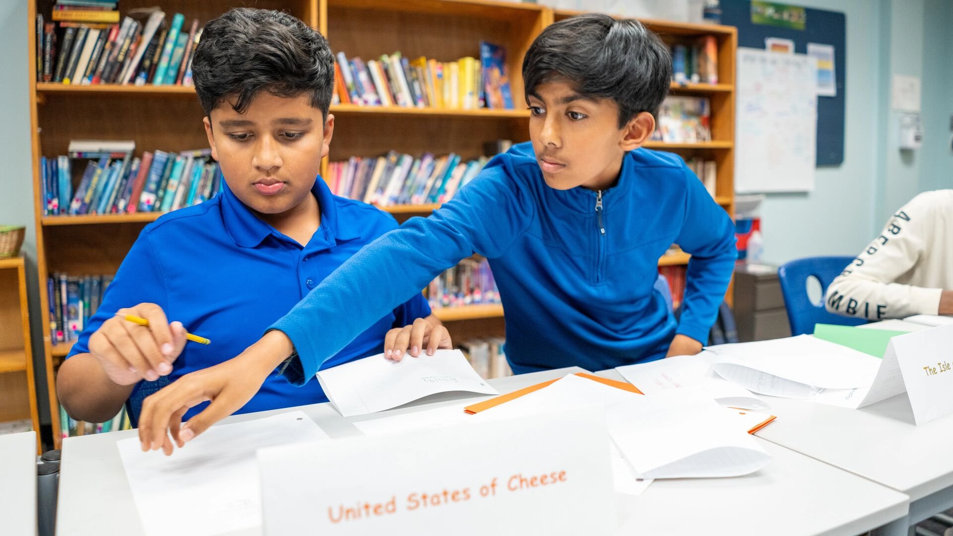 Students during Model UN