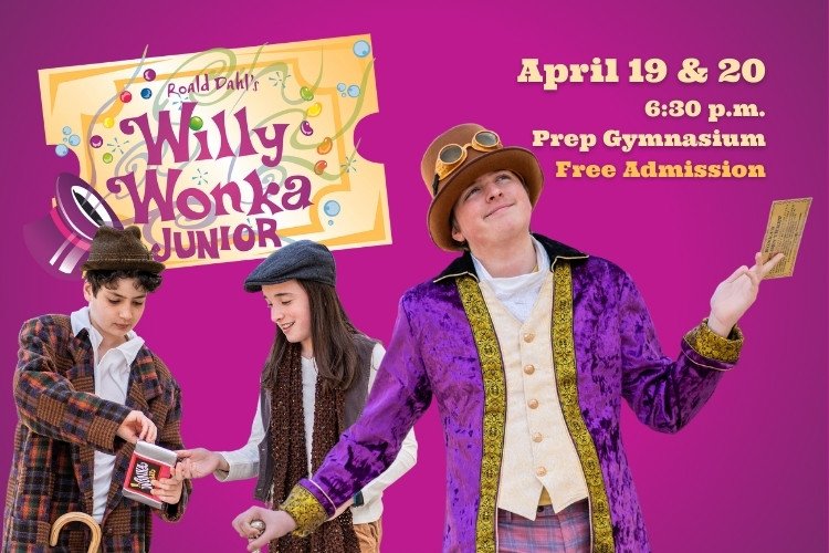 Willy Wonka Junior April 19 and 20