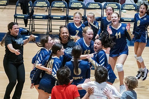 Victory for Girls' Volleyball